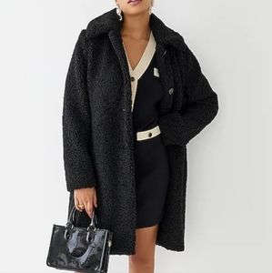 J CREW Teddy sherpa lady coat xs